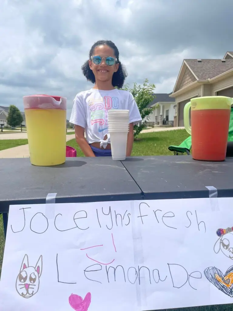 Lemonade stands in Fieldstone Savoy are a right of passage